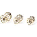 Sex Toys Metal Heart-Shaped Hollow Anal Plug Male And Female Flirting Golden Hollow Anal Plug Adult Masturbation Props S