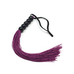 Rubber Sex Flogger Whip - Beginners Super Soft 15 Inch Flogger Whip For Sex Adult (Purple)