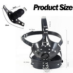 Bondage Gags & Muzzles Dildo Gag Mask Bondage Hood with Penis Gag