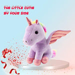 8 Inch Unicorn Stuffed Animals, Cute Unicorn Gift Toys For Girls,Unicorns Birthday Gifts Soft Plush Toys Set For Baby, Toddler, Girls, Kids,Decor (Purple)