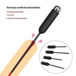 Men's Urethral Sounding Toy Urethra Vibrator Vibrating Urethra Sounds Penis Plug Male Urinary Plugs Masturbate P-Spot Prostate Massage Wand Vibrators Masturbation Rod (Short Smooth B1)