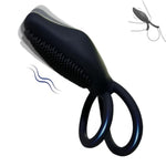 Penis Ring Vibrator Clitoral Stimulator With Vibrating Cock Ring Sex Toy For Men With G Spot Clitoris Vibrator Rechargeable Waterproof 10 Vibrations Adult Male Female Couples Pleasure?Black?