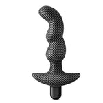Blush Spark Ignition Prv-02 Butt Plug - 6" Vibrating G Spot P Spot Stimulator Massager, 10 Vibes 3In1 Play, Waterproof, Puria Silicone - Women, Men & Couples Stayput Anal Plug Adult Sex Toy - (Black)