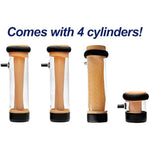 The Super Milker Deluxe Automatic Stroker Machine | 4 Interchangeable Cylinders With Rubber Seals & Textures | Hands-Free Suction | Discreet Locking Storage | Multi-Speed Dial