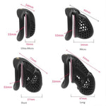 Pink Chastity Cage Sissy Small Chastity Devices Male Penis Cage For Men Flat Plastic Cock Cage Bdsm Cage A601 (Long,Flat Ring)