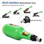 Sex Machine Male Masturbators,Realistic Pocket Pussy Masturbation Cup Sex Toys For Men,Automatic Thrusting Machine Attachments With 3Xlr Connector