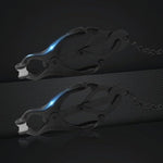 Black Nipple Clamps With Chain Non Piercing Nipple Clamps Nipple Rings Nipple Toy Breast Stimulation Toy Textured Rubber Padded Tips