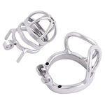 Male Cock Cage Stainless Steel Chastity Device, Comfortable Male Cock Cage Adult Game Sex Toy A340 (1.57 Inch / 40Mm)