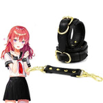 Bdsm Faux Leather Handcuffs Adjustable Sex Bondage Wrist Ankle Leg Cuffs Fetish Restraints Handcuffs Adult Sex Toys Erotic Slave Sm Game For Couples Beginner