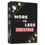 Christmas Card Game More Vs Less - Family Games | Christmas Stocking Filler Games | Xmas Gift Ideas, Secret Santa Gifts | Holiday Party Games | Cards Games For Adults Parties | Age 15+