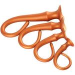 Super Long Anal Plug Dildo, Flexible Liquid Silicone Butt Plug Vaginal Prostate Massage Stimulation For Men And Women (Medium)