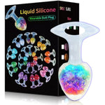 Silicone Crystal Anal Plug For Adults, Large Wearable Butt Plug For Anal Training- Comfort Soft Anal Sex Toys For Beginner & Advanced Users