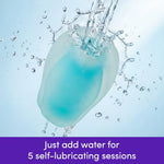 3 inch Self Lubricating Male Masturbator Sex Toy, Blue