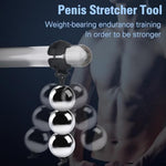 520G/18.34Oz Metal Penis Physical Exercise, Metal Penis Trainers Wearable Male Penis Training Device,Penis Stretcher Device Adjustable For Male Sex Toys