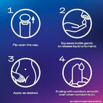 Durex Silicone Lube for Anal Sex, Couples and Personal Use, Long Lasting, 3.38 fl oz