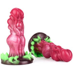 Glowing Suction Base Dragon Silicone Dildo Monster Dildo Anal Plug Fantasy Alien Silicone Made