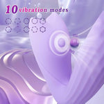 Thrusting Dildo Wearable G Spot Vibrator Adult Sex Toys, Thrusting Vibrator Panty With 10 Vibration Patterns And 3 Swing Patterns, Adult Toys Anal Dildo Vibrator For Couple