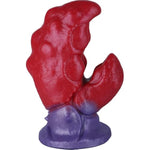6.14 Inch Realistic Monster Dildo, Huge Silicone Crab Claw Dildo With Powerful Suction Cup, G-Spot Stimulation Prostate Dildo Anal Sex Toy For Beginners And Experienced Women And Couples (Red Purple)