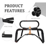 Sex Chair Adjustable Height Sex Bench Bouncing Mount Sex Stool Weightless Position Bouncer Chair With Handrail And Dildo Stainless Portable Elastic Chairs Bdsm Sex Novelty Toy For Adult Game (Black)