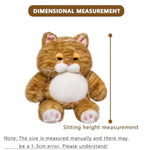 12 In Cat Plush Toy Orange Tabby Cat Pillow For Boys And Girls' Birthdays