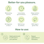 Liquid Water-Based Lube, Premium Personal Lubricant With Hydrating Hyaluronic Acid, Safe For Adult Toys & Condoms, Ph-Balanced, Intimate Wellness Gel For Men & Women, 1.69 Oz