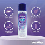 Fusion Anal Lube – A Fusion Of Water Based Lube And Silicone Lube – First Hybrid Lube, Slippery Silicone Based Lubricant And Silky Smooth Water Based Lubricant