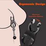 Nipple Clamps With Metal Weights Ball & Silicone Cushion Women Bdsm Restraints Adjustable Breast Clips Female Sexual Pleasure Nipple Clitoris Labia Stimulation Adults Sex Toys For Couples