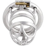 Male'S Stainless Steel Chastities Devices Lock Cage Trainer Kit For Men Clothing J0845 45Mm