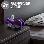 Noje C3 - Rechargeable Vibrating Silicone Cock Ring - 10 Unique Vibration Modes - Ultrasilk Smooth, Stretchy For Comfort - Clit Stimulating, Performance Enhancing Sex Toy For Couples