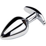 Male Sex Toys Bullet Head Metal Anal Plug Anchor Luxury Jewelry Base Butt Plug For Couple Pleasure