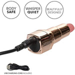 Hide & Play Rechargeable Lipstick Bullet Vibrator - Nude