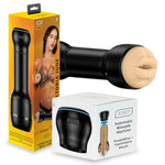 Powerblow Automatic Male Masturbator Incl Feel Victoria Mouth Sleeve - Interactive Blowjob Machine - Connect With Interactive Adult Content Via Feelme Ai - Intensity Control - Easy To Use