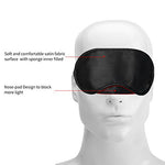 12 Pack Blindfolds Sleep Mask Satin Eye Cover Shade with Nose Pad and Adjustable Strap for Women Men, Black