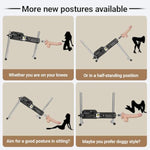 Sex Machine With Realistic Dildos, Automatic Thrusting Machine With Remote Control And App, Multiple Suction Cup Dildo Attachments