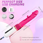 Adult Sex Toys Sex Machine - Thrusting Dildo For Women Couple Pleasure, Dildos Vibrator With Automatic Vibrating & Thrusting & Flapping, Womens Sex Toys Anal Dildo Machine Thrusting Vibrator