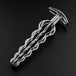 Long Strip Metal Enema Anal Plug Anal Dilation Vaginal Dilator, Anus Peep Adult Sex Toy