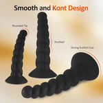 7Inch Soft Liquid Silicone Anal Plug, Long Butt Plug Dildo, Huge Fantasy Dildo with Strong Suction Cup, Large Anal Dildos for Anal Training & G-spot Stimulation, Sex Toy for Women, Men