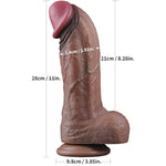 11" Large Realistic Dildo Big Anal Dildo Huge Suction Cup Silicone Dildo Monster Dual Density Anal Toy Plugs Large Strap On Thick Adult Sex Toy For Women