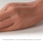Extra Large 11 Inch Silicone Dildo with Rubber Fist and Anal Gape Feature for Fisting Toy Use