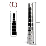 Stainless Steel Urethral Dilator Plug Progressive Prostate Stimulator Male Penis Plug Thread Urethra Catheter Stimulator Ejaculation Delay Sex Toy For Men Gay (L)