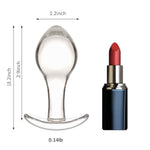 3.2“ Glass Plug +7.48” Anal Dildo