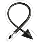 Sex Game Metal Butt Plug With Devil Tail, Couples Sex Anal Plug Toy Tail Sm Masturbation Anus Plug For Women Men Couples Sex Game Cosplay Anal Vagina Stimulation Massage Sex Whip