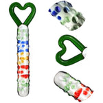 Glass Dildo,Crystal Butt Plug Penis Anal Sex Toys G Spot Stimulation Pleasure Wand For Couple Lover And Single Men And Women