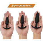 Sexy Toys, 3Pcs Silicone Anal Plugs Training Set/Prostate Massage Anus Dilator Anal Ball For Beginner Men Women/Butt Plug Trainer Kit…