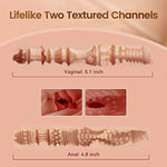 11Lb Sex Doll Male Masturbator Automatic Cleaning Pocket Pussy Ass Realistic Butt With 5 Vibrating & Sucking Vaginal Anal Sex Stroker For Men Masturbation