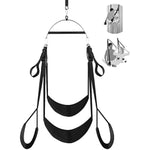 2 In-1 Ceiling Sex Swing Door Swing - Couple Sex Toys Sling For Door And For Hanging On The Ceiling With Thick Sponge Cushion And Adjustable Straps Adult Sex Games Holds Up To 1100 Lbs