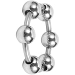 Male Penis Cock Ring Smooth Ring Delay Ring Stainless Steel Penis Ring Penis Training Chastity Device For Male Sexual Stimulation 25Mm