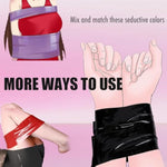 Bondage Sex Tape Set Bdsm Sex Toys, 3 Pack Black Purple & Red Bondage Tape With Blindfold Bondage Restraints Sex Things For Couples Kinky Bdsm Toys Reusable Sex Rope Sex Straps Adult Couples Sex Toys