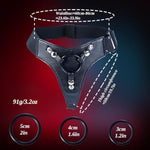 Silicone Realistic Strap On Fantasy Dildo, Wearable Strapon Harness With 3 Pcs Monster Anal Dildo With Suction Cup Lesbian Toy, 7 Inch 8 Inch 9 Inch Beginner Purple Dildos Sex Toy For Women Couples