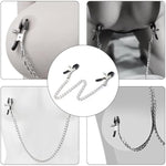 Adjustable Metal Nipple Clamps Clip For Women Non-Piercing Nipplerings Clip On Nipple Rings